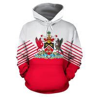 Trinidad and Tobago Hoodie Stripes Style RLT6 - Wonder Print Shop