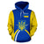 Ukrayina Ukraine Hoodie Coat Of Arms Sports Style RLT7 - Wonder Print Shop