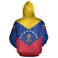 Venezuela Rising Pullover Hoodie RLT7 - Wonder Print Shop