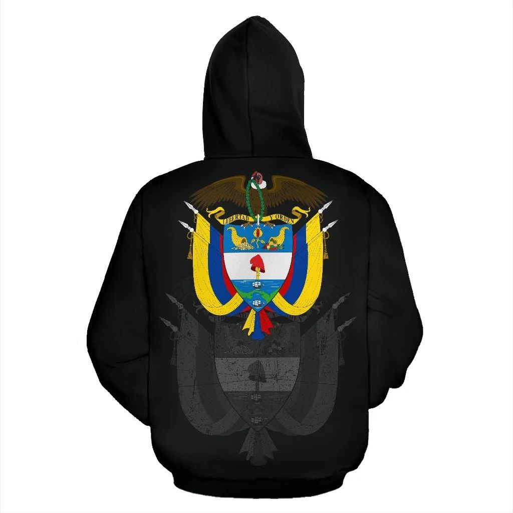 Colombia Pullover Hoodie RLT7 - Wonder Print Shop