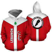 Lebanon Rising Pullover Hoodie RLT6 - Wonder Print Shop