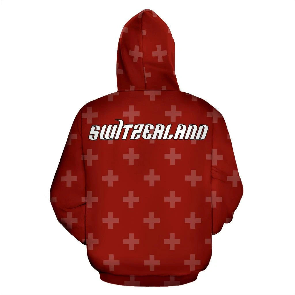 Switzerland Superhero Pullover Hoodie RLT13 - Wonder Print Shop