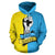 Ukraine Free Hoodie Flag RLT7 - Wonder Print Shop