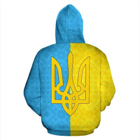 Ukraine Free Hoodie Flag RLT7 - Wonder Print Shop