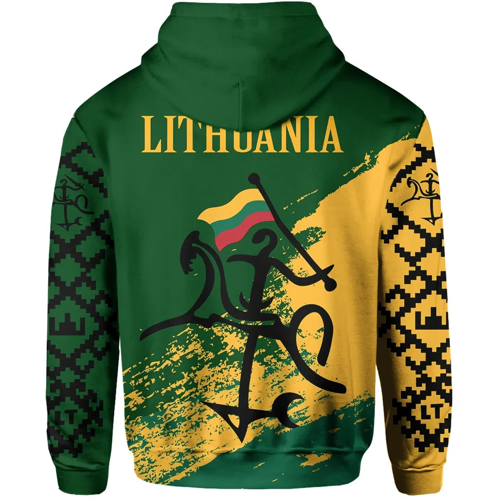 Lithuania Hoodie Lithuanian Tattoo RLT6 - Wonder Print Shop