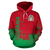 Guyana All Over Hoodie Smudge Style RLT8 - Wonder Print Shop