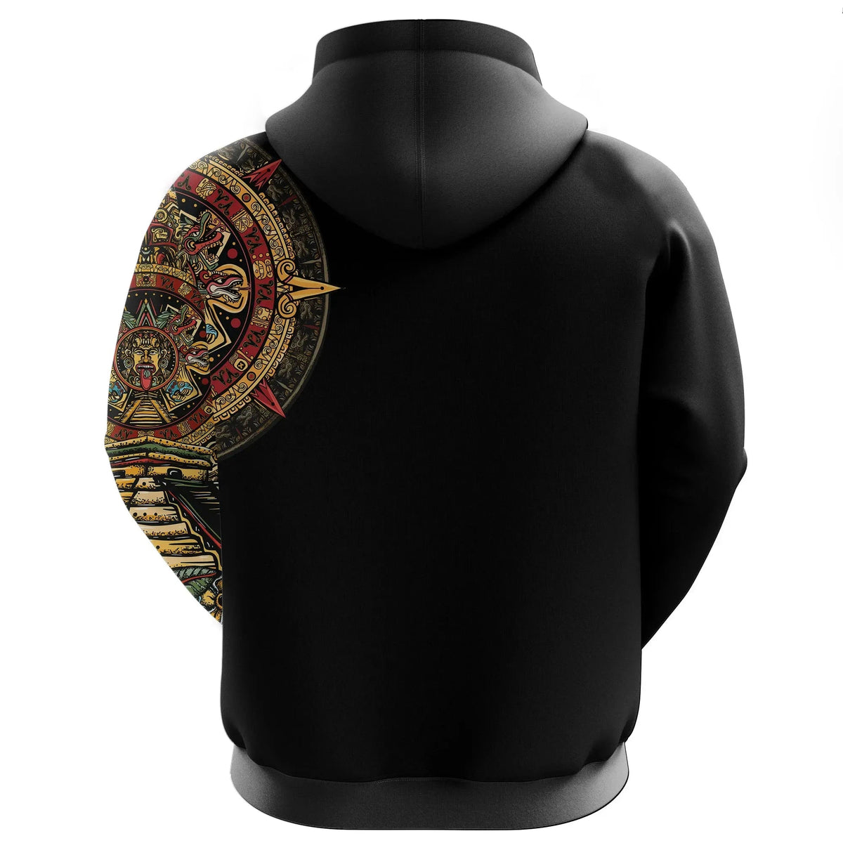 Mexico Hoodie Aztec Sun Stone Tattoo RLT13 - Wonder Print Shop