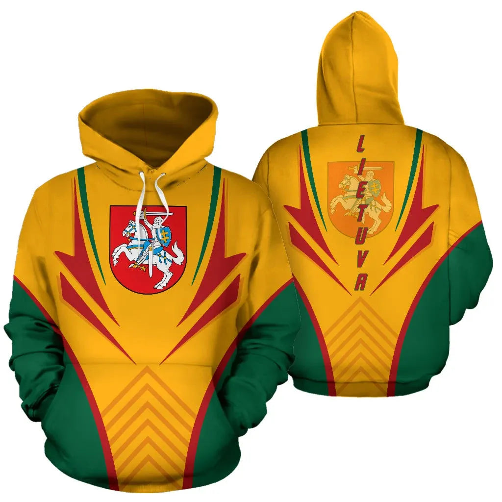 Lithuania Hoodie Coat Of Arms RLT6 - Wonder Print Shop