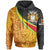 Guyana Hoodie Guyana Coat of Arms and Jaguar Patterns RLT8 - Wonder Print Shop
