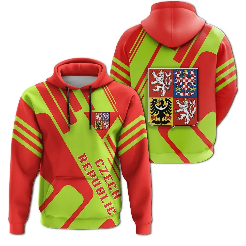 Czech Republic Coat Ofrms Hoodie Rockie JW RLT13 - Wonder Print Shop