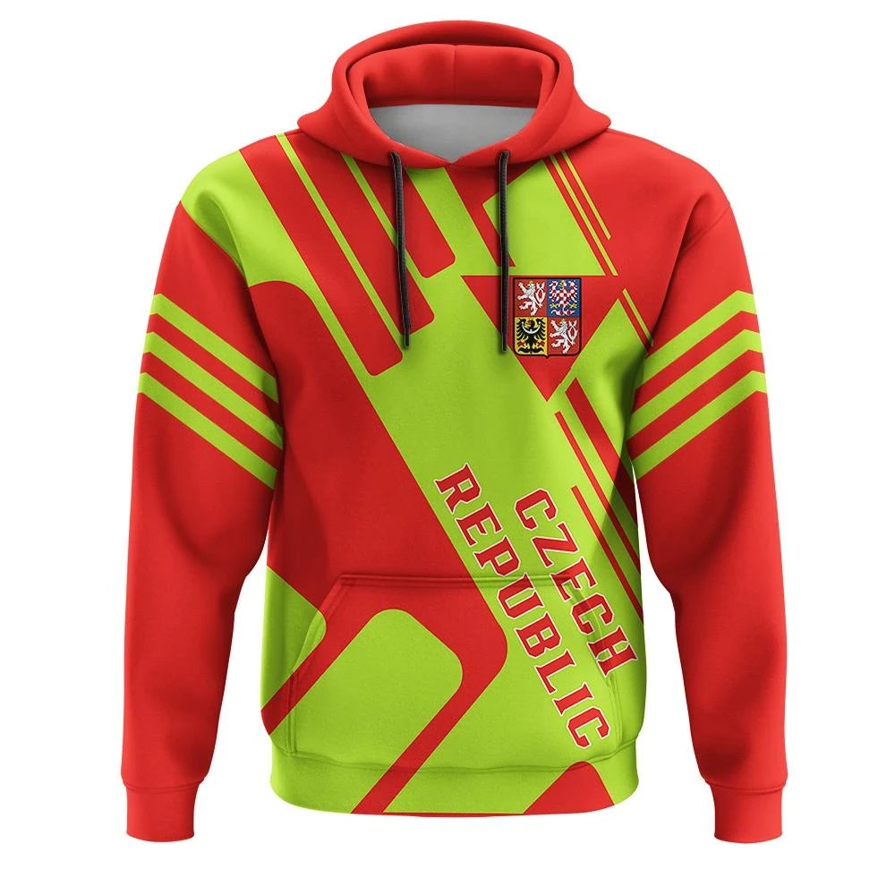 Czech Republic Coat Ofrms Hoodie Rockie JW RLT13 - Wonder Print Shop