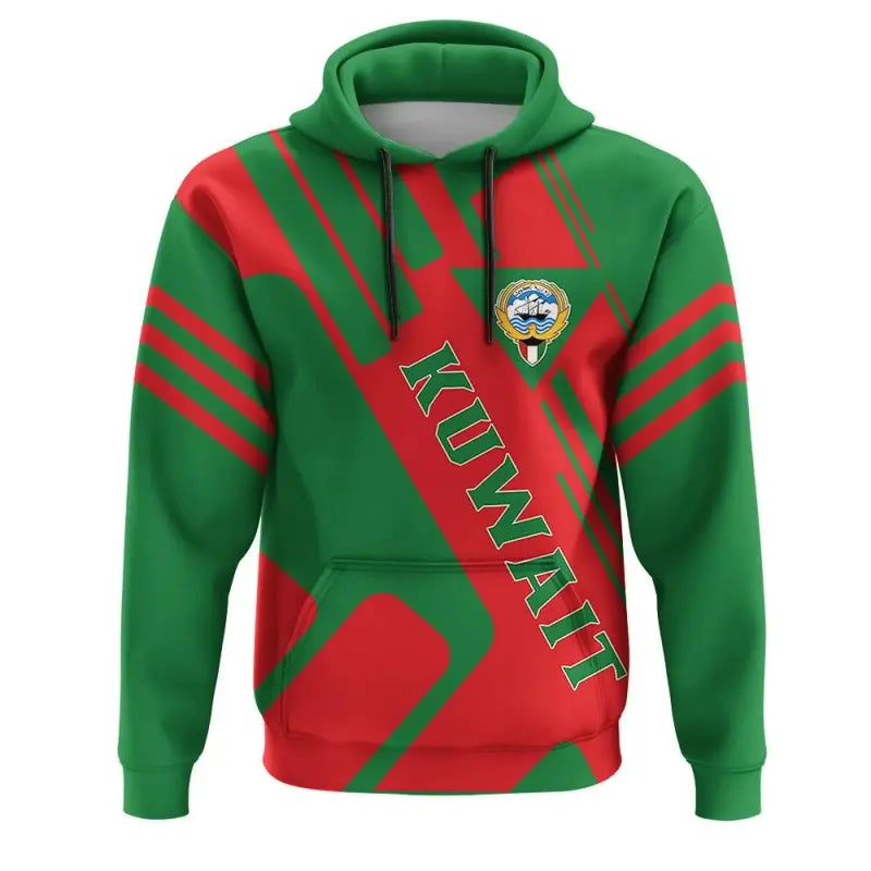 Kuwait Hoodie Coat Of Arms Rockie RLT8 - Wonder Print Shop