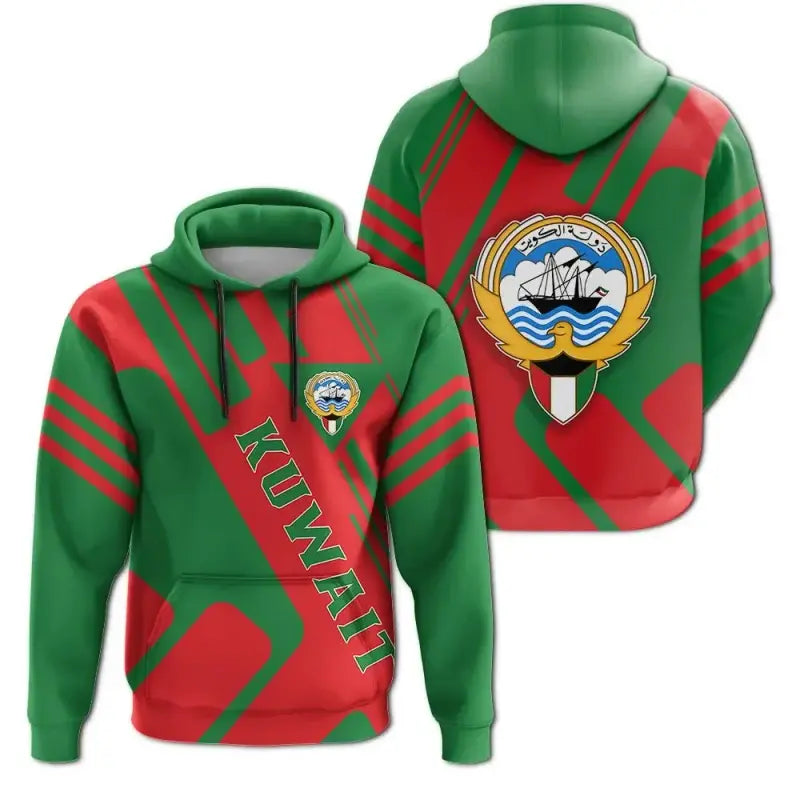 Kuwait Hoodie Coat Of Arms Rockie RLT8 - Wonder Print Shop