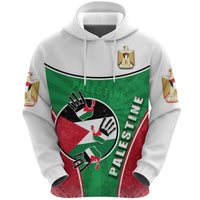 Palestine Independence Hoodie Circle Stripes Flag Proud Version RLT13 - Wonder Print Shop
