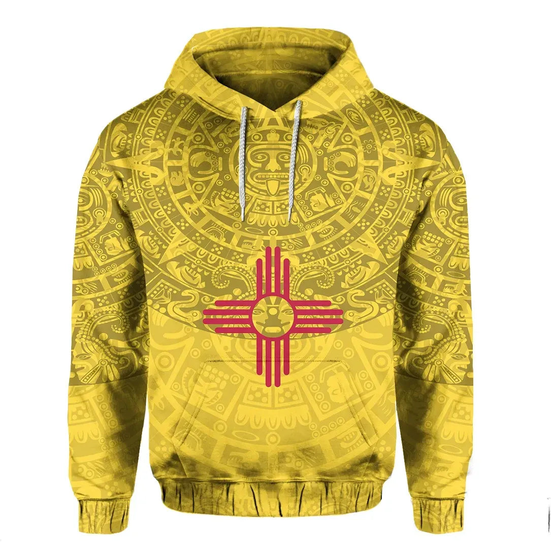 New Mexico Aztec Hoodie RLT13 - Wonder Print Shop