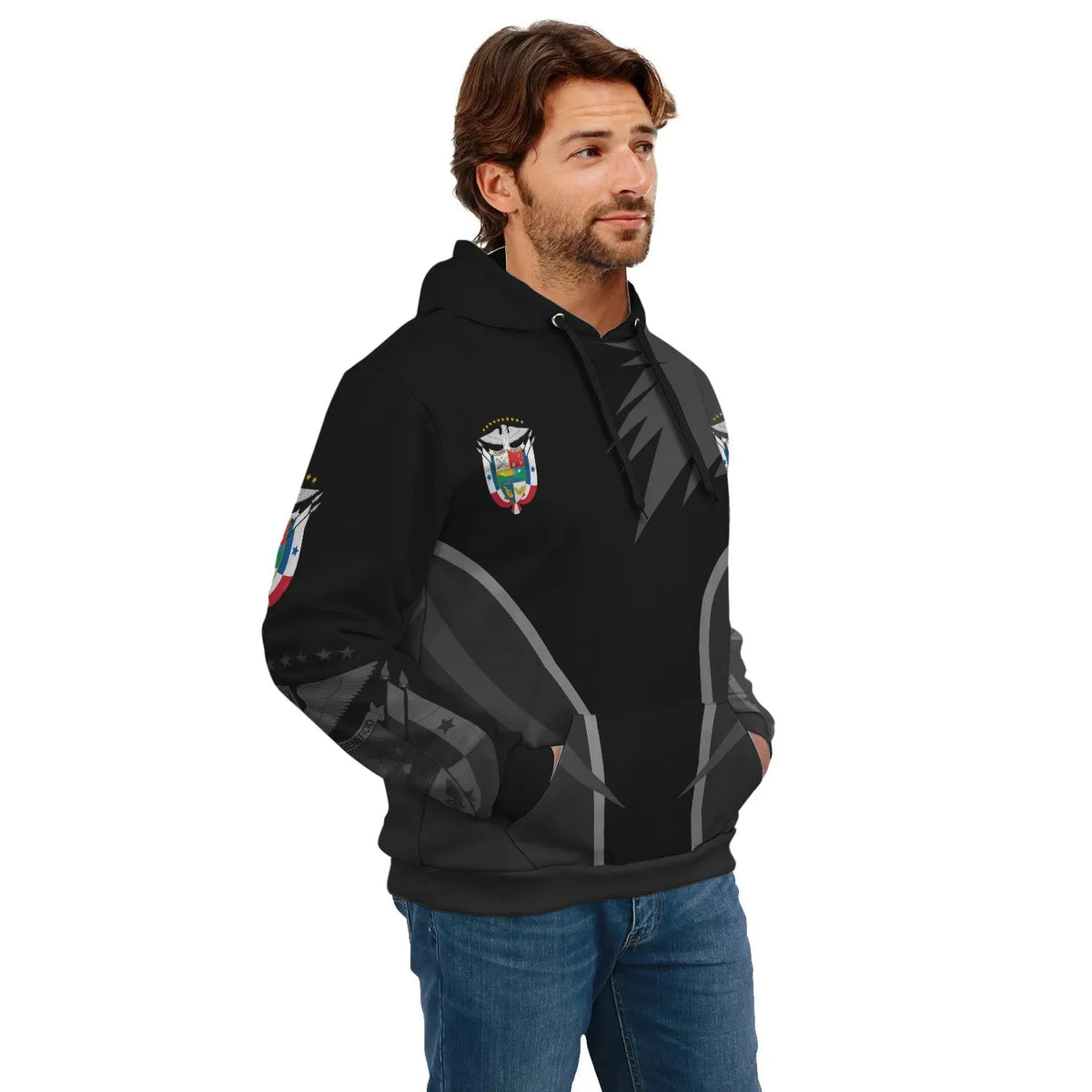 Panama Hoodie Womens/Mens RLT13 - Wonder Print Shop