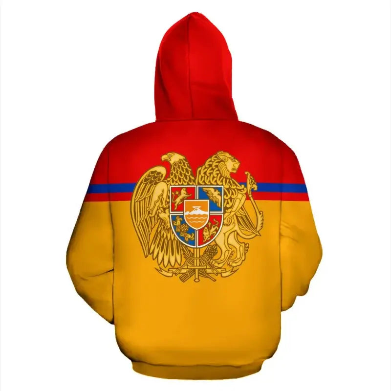 Armenia All Over Hoodie Horizontal Style RLT8 - Wonder Print Shop