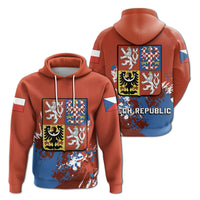 Czech Republic Coat Ofrms Hoodie Spaint Style RLT13 - Wonder Print Shop