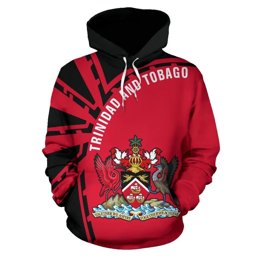 Trinidad and Tobago Hoodie Tornado 2 Style RLT6 - Wonder Print Shop