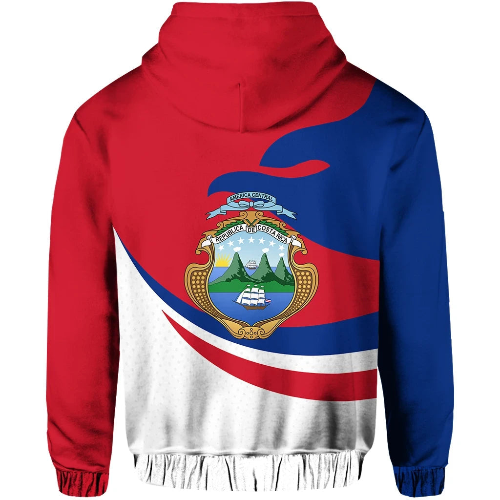 Costa Rica Hoodie Proud Version RLT13 - Wonder Print Shop