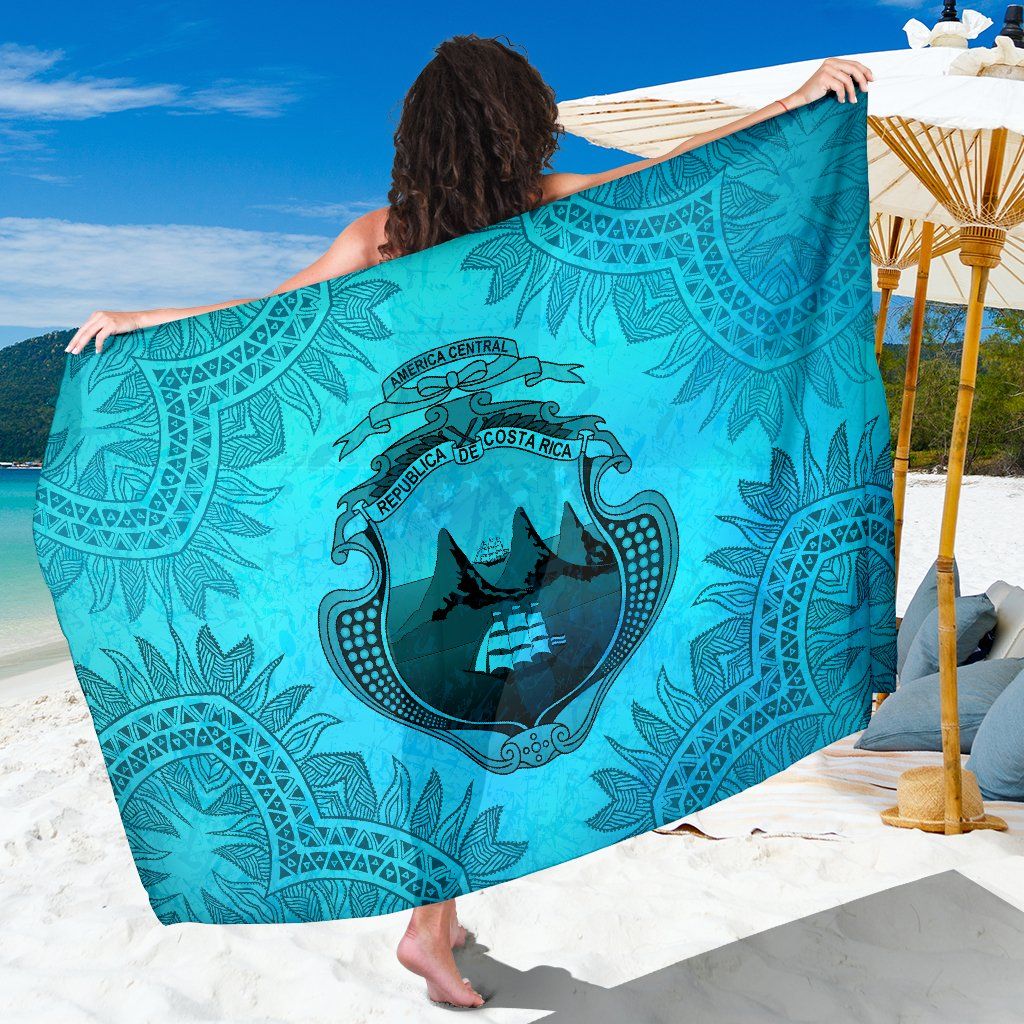Costa Rica Sarong Turquoise RLT13 - Wonder Print Shop