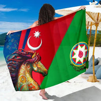 Azerbaijan Pride and Heritage Sarong - Happy Independence Day RLT8 - Wonder Print Shop
