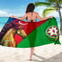 Azerbaijan Pride and Heritage Sarong - Happy Independence Day RLT8 - Wonder Print Shop