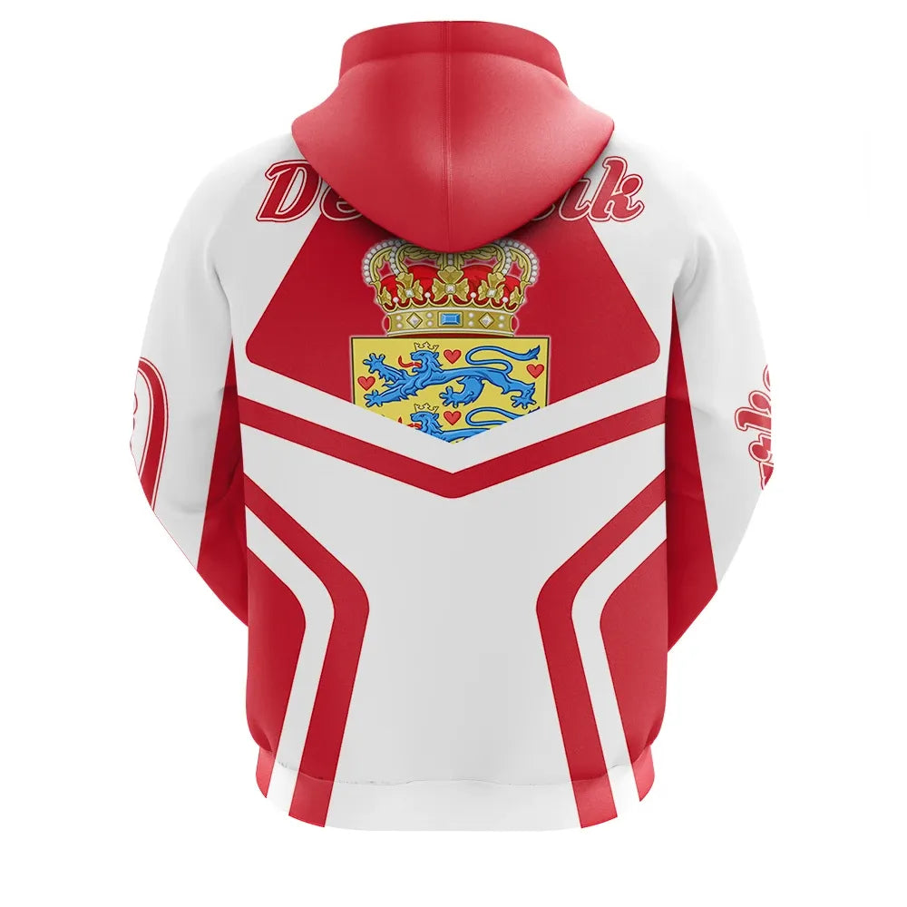 Denmark Hoodie Coat Of Arms My Style RLT13 - Wonder Print Shop