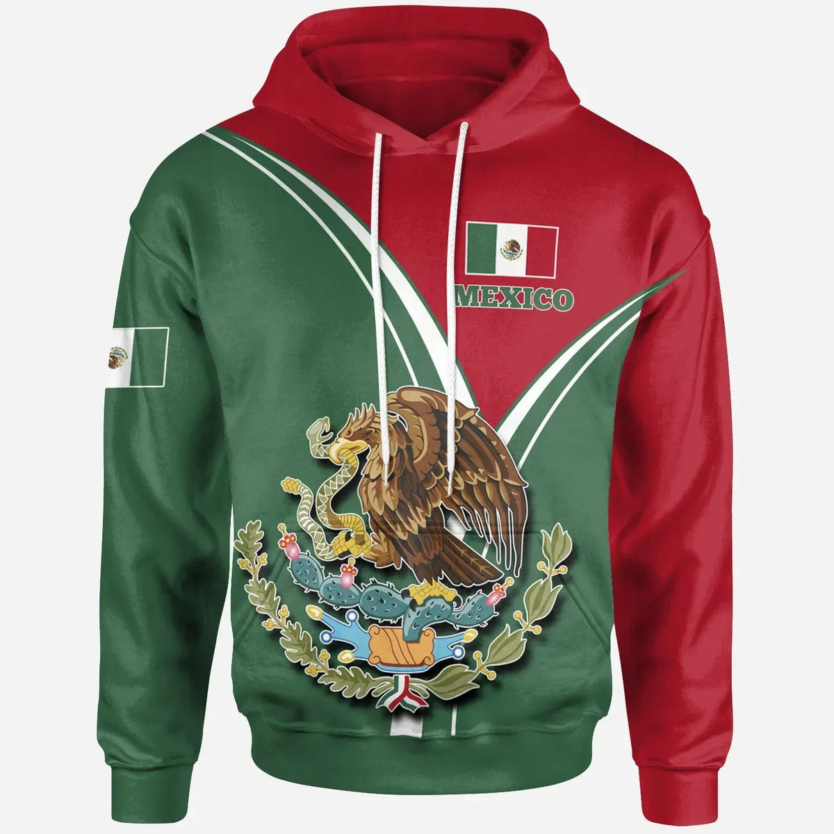 MexicoHoodie Mexican Pride RLT13 - Wonder Print Shop