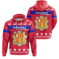 Christmas Andorra Hoodie Coat Of Arms RLT8 - Wonder Print Shop
