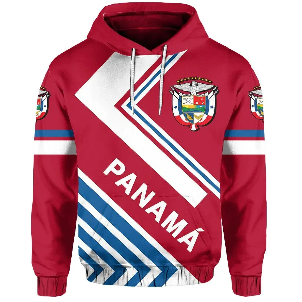 Panama Flag Hoodie America Nations RLT13 - Wonder Print Shop