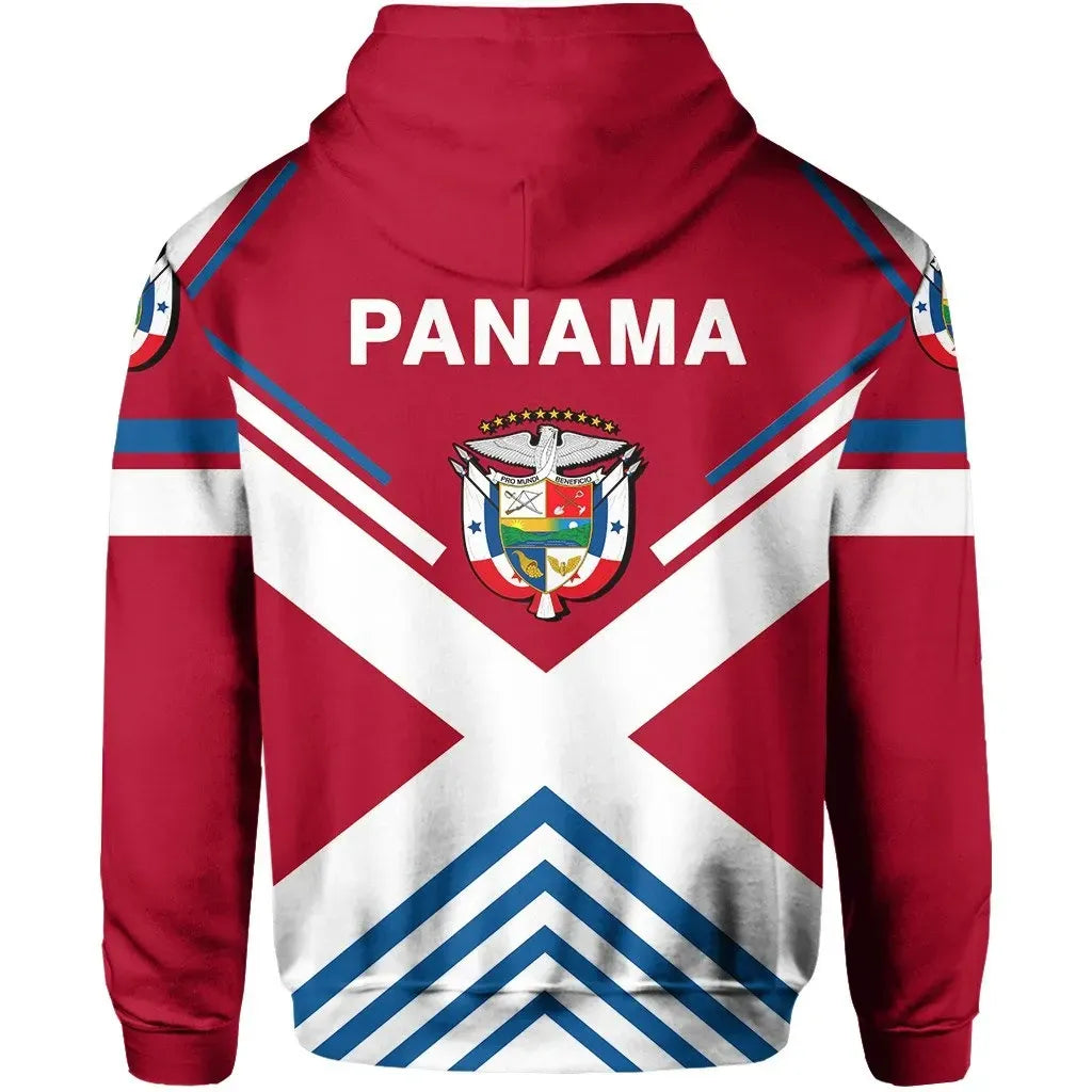 Panama Flag Hoodie America Nations RLT13 - Wonder Print Shop