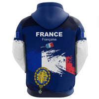 France Hoodie France Flag Brush RLT12 - Wonder Print Shop