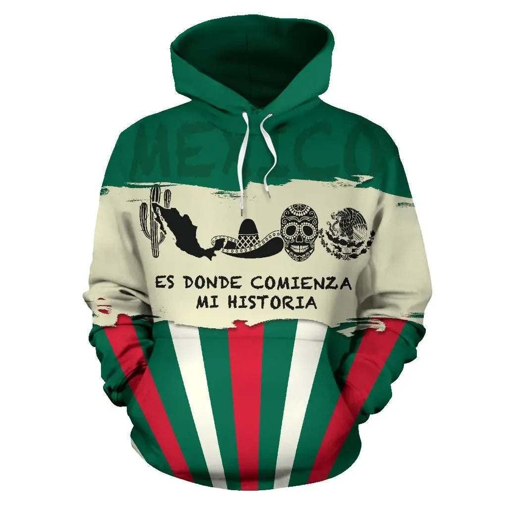 Mexico Its Where My Story Begins Hoodie RLT13 - Wonder Print Shop