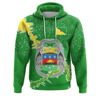 French Guiana Christmas Hoodie Coat Of Arms X Style RLT8 - Wonder Print Shop
