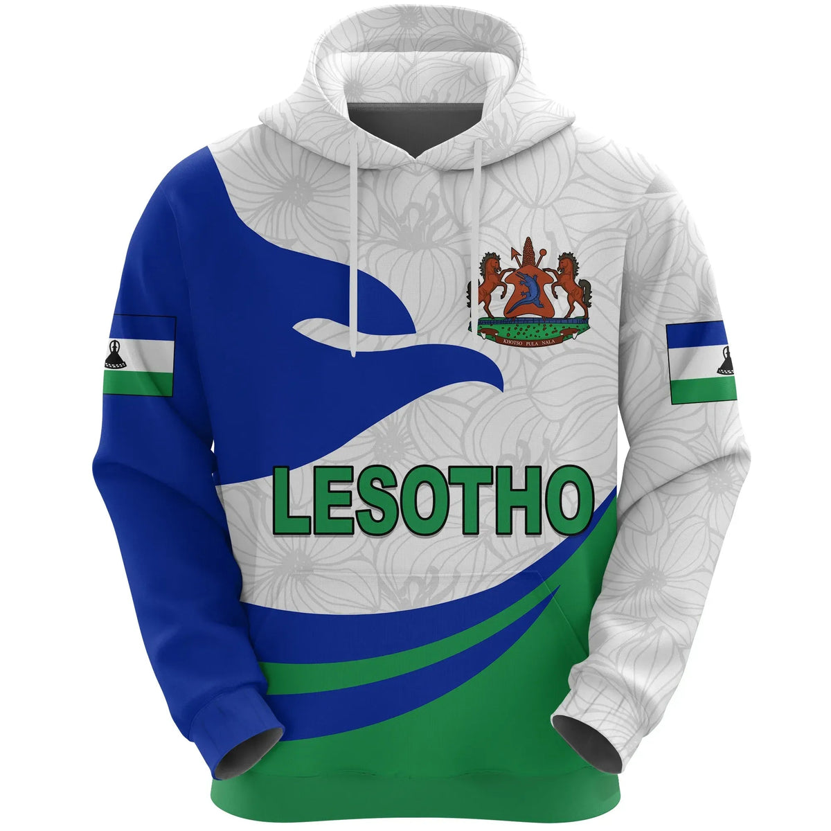 Lesotho Hoodie Proud Version RLT6 - Wonder Print Shop