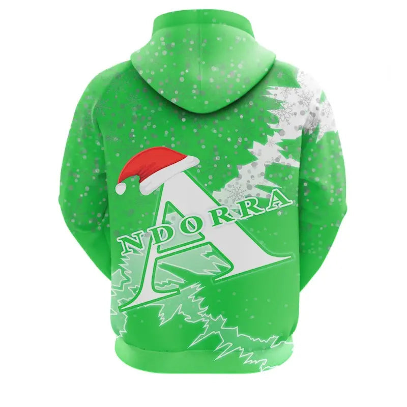 Andorra Christmas Hoodie Coat Of Arms X Style RLT8 - Wonder Print Shop