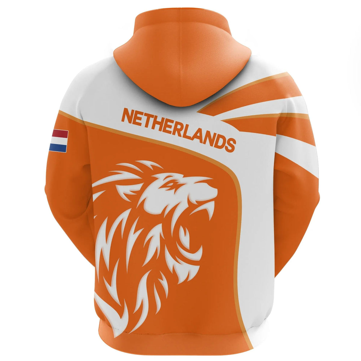 Netherlands Hoodie Netherlands Coat Of Arms Lion RLT7 - Wonder Print Shop