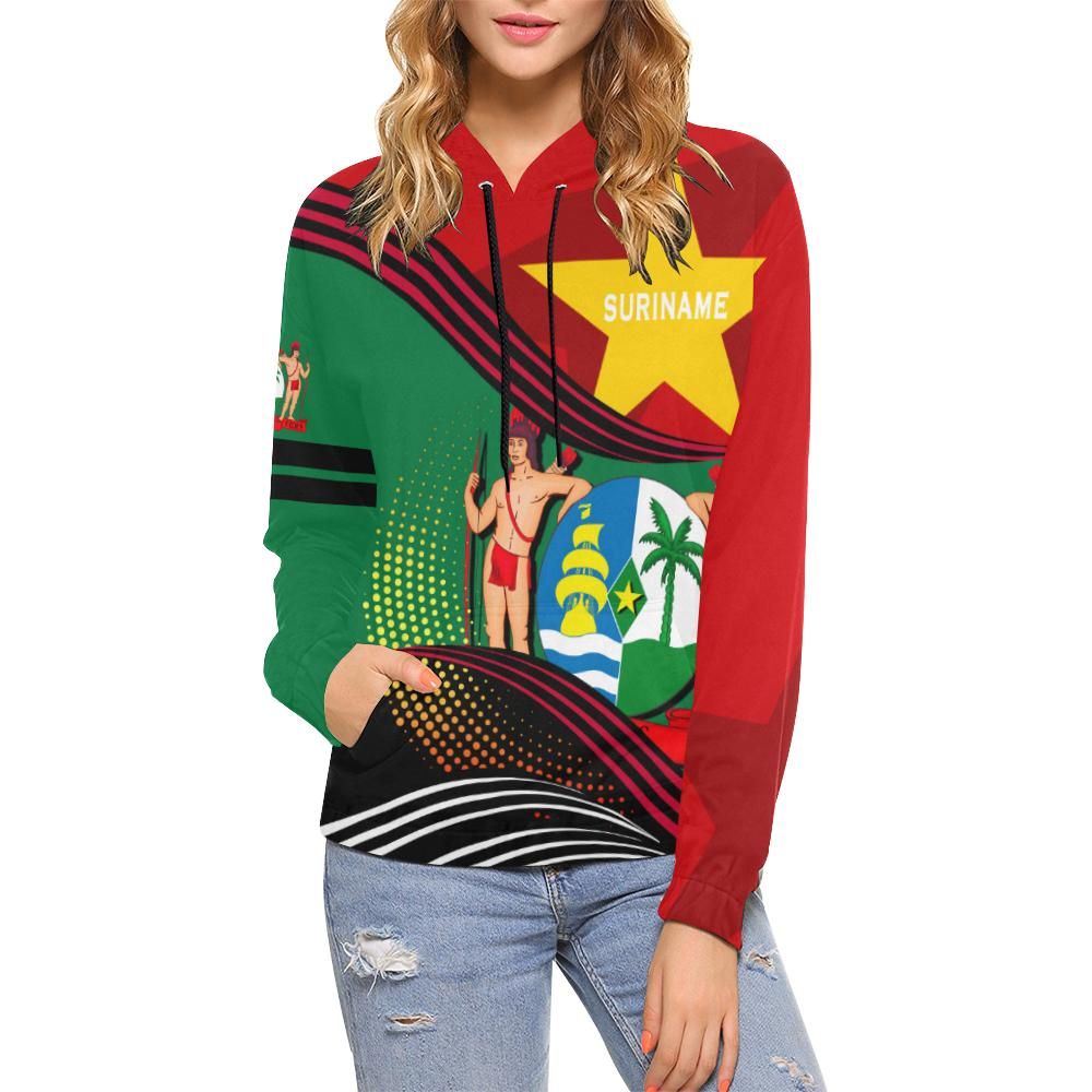 Suriname Hoodie Fall In The Wave RLT7 - Wonder Print Shop