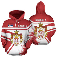 Serbia Hoodie Painting Style RLT7 - Wonder Print Shop