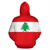 Lebanon Hoodie Original Flag RLT6 - Wonder Print Shop