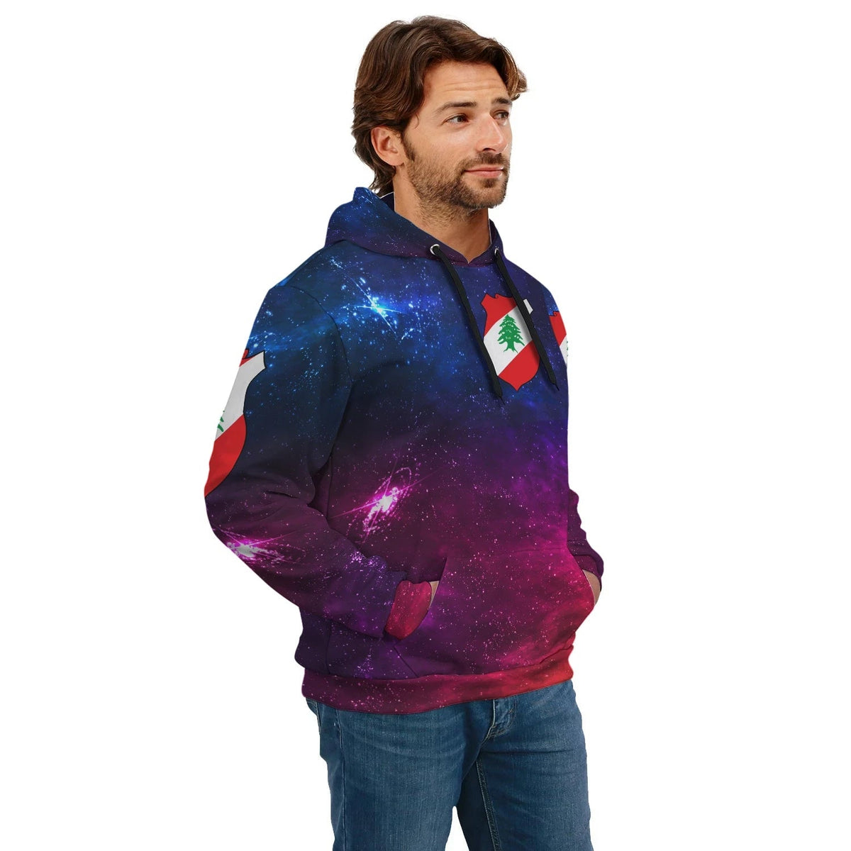 Lebanon Hoodie Galaxy RLT6 - Wonder Print Shop