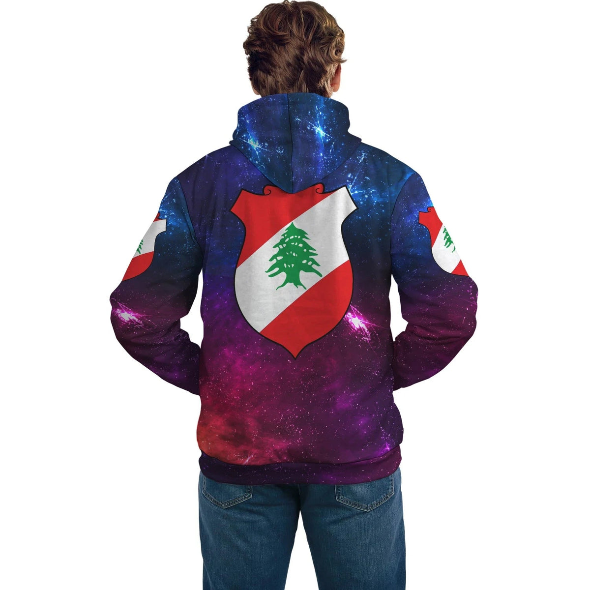 Lebanon Hoodie Galaxy RLT6 - Wonder Print Shop