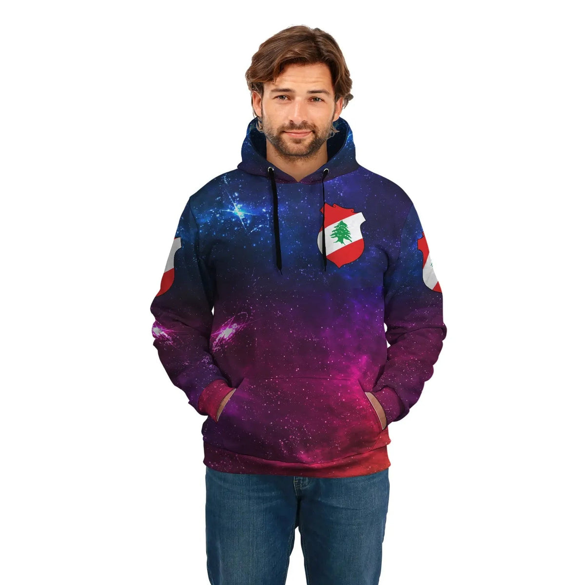 Lebanon Hoodie Galaxy RLT6 - Wonder Print Shop