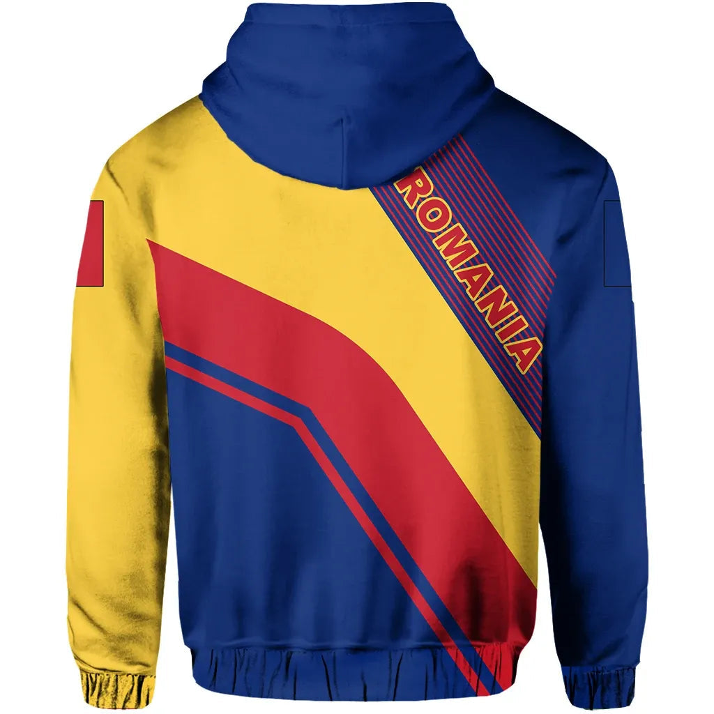 Romania Flag Hoodie Rambo Style RLT13 - Wonder Print Shop