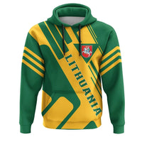 Lithuania Hoodie Coat Of Arms Rockie RLT6 - Wonder Print Shop