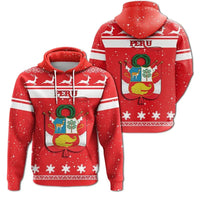 Christmas Peru Hoodie Coat Of Arms RLT7 - Wonder Print Shop
