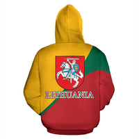 Lithuania All Over Hoodie Split Style01 RLT6 - Wonder Print Shop
