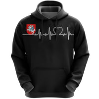 Lithuania Hoodie Heartbeat RLT6 - Wonder Print Shop