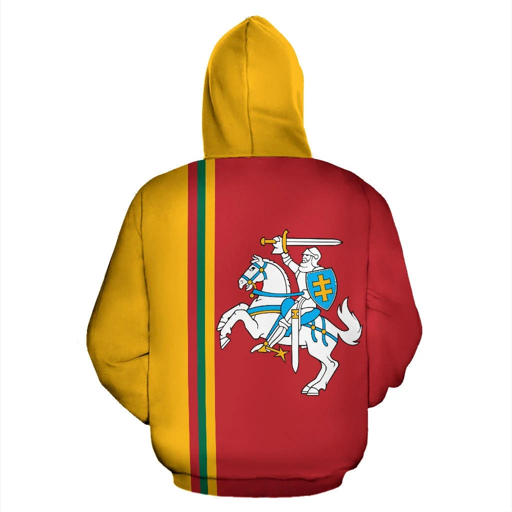 Lithuania All Over Hoodie Straight Version RLT6 - Wonder Print Shop